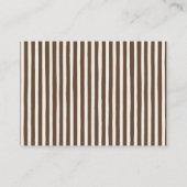 Espresso Martini Bridal Shower Display Shower エンクロージャーカード (裏面)