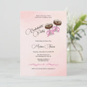 Espresso Martini Cocktail Bachelorette Party 招待状 (スタンド正面)