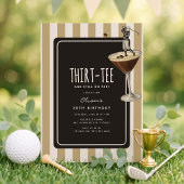 Espresso Martini Golf Themed 30th Birthday 招待状