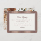 Espresso Martini Love Brewing Bridal Registry エンクロージャーカード (正面/裏面)