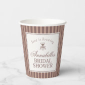 Espresso Martini Love Brewing Coffee Bridal Shower 紙コップ (裏面)