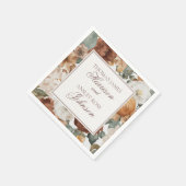 Espresso Martini Love Brewing Coffee Wedding スタンダードカクテルナプキン (角)