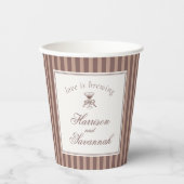 Espresso Martini Love Brewing Coffee Wedding 紙コップ (正面)