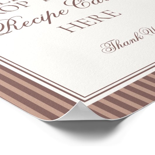 Espresso Martini Love Brewing Share Recipe Bridal ポスター (角)