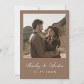 Espresso Martini Love Is Brewing Bridal Shower 招待状 (裏面)