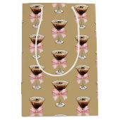 Espresso Martini Pattern ミディアムペーパーバッグ (正面)