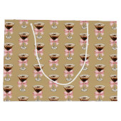 Espresso Martini Pattern ラージペーパーバッグ (裏面)
