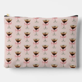 Espresso Martini Pattern Pink アクセサリーポーチ