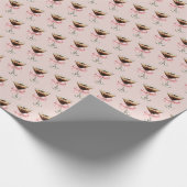 Espresso Martini Pattern Pink ラッピングペーパー (角)