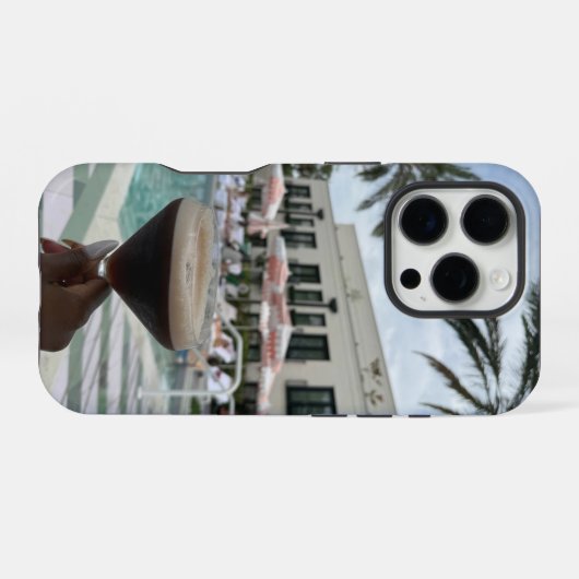 Espresso Martini Phone Case iPhoneケース (裏面横)