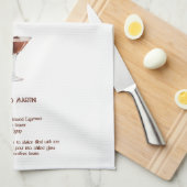 Espresso Martini Recipe キッチンタオル (四つ折り)