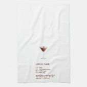 Espresso Martini Recipe キッチンタオル (縦)