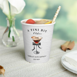 Espresso Martini Tini Bit Older Birthday Party 紙コップ