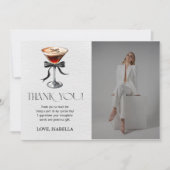 Espresso Martini Tini Bit Older Birthday Photo サンキューカード (正面)