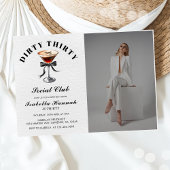 Espresso Martini Tini Bit Older Birthday Photo 招待状