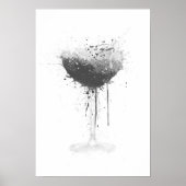 Espresso Martini Wall Art Print (Grey Edition)  ポスター (正面)