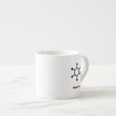 Espresso Mug - Caffeine = Happiness エスプレッソカップ (正面右)