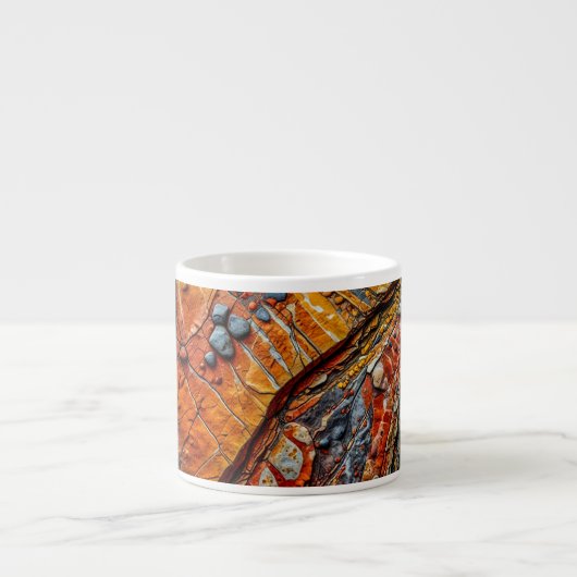 Espresso Mug (Stone Patterns-8) エスプレッソカップ (正面)