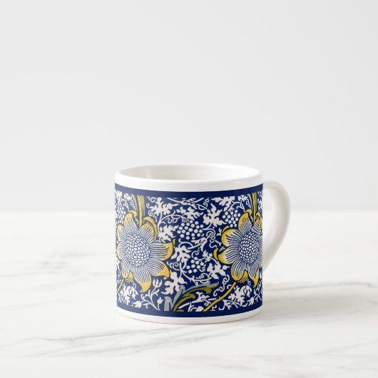 ESPRESSO MUG : WILLIAM MORRIS : KENNET エスプレッソカップ (正面右)