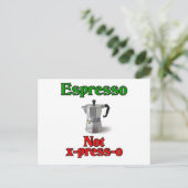 Espresso Not X-Press-O ポストカード (スタンド正面)