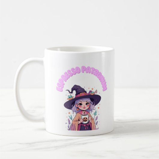 Espresso Patronum Witch Mug – Cozy Pastel Witch 11 コーヒーマグカップ (左)