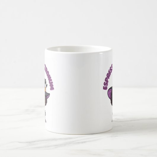 Espresso Patronum Witch Mug – Cute Witch with Bow  コーヒーマグカップ (中央)
