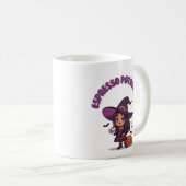 Espresso Patronum Witch Mug – Dark Witch Kawaii コーヒーマグカップ (正面右)