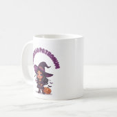 Espresso Patronum Witch Mug – Dark Witch Kawaii コーヒーマグカップ (正面左)