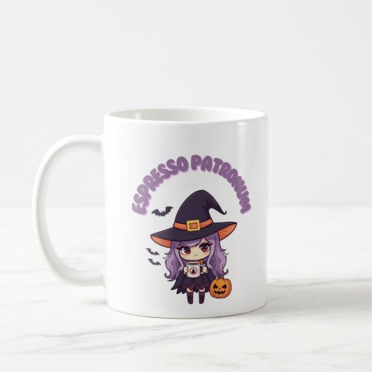 Espresso Patronum Witch Mug – Kawaii Purple 11oz  コーヒーマグカップ (左)
