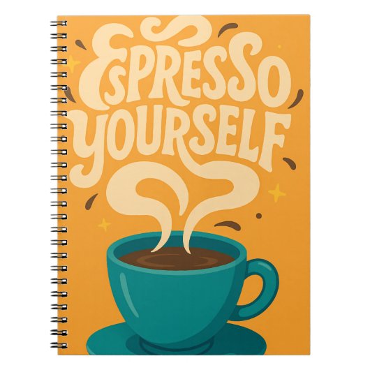 Espresso Yourselfコーヒーノート ノートブック (正面)