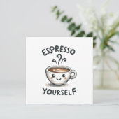 Espresso Yourselfコーヒー 招待状 (スタンド正面)