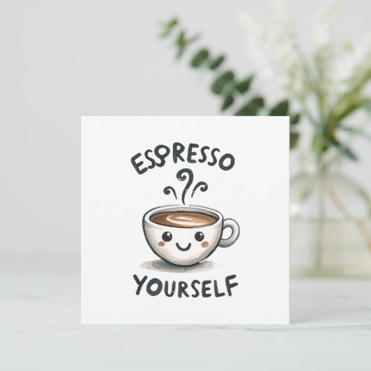 Espresso Yourselfコーヒー 招待状 (スタンド正面)