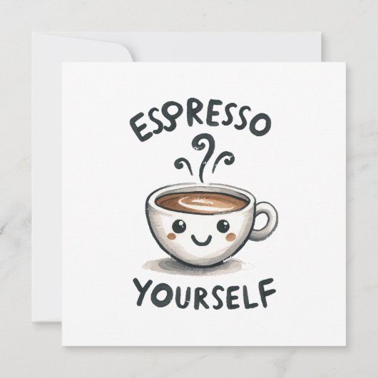 Espresso Yourselfコーヒー 招待状 (裏面)