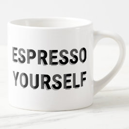 "Espresso Yourself"おもしろいコーヒーパン エスプレッソカップ