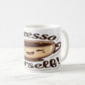 Espresso Yourself -おもしろい・コーヒー愛好家 コーヒーマグカップ (正面右)