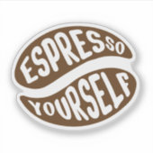 Espresso Yourself シール (正面)