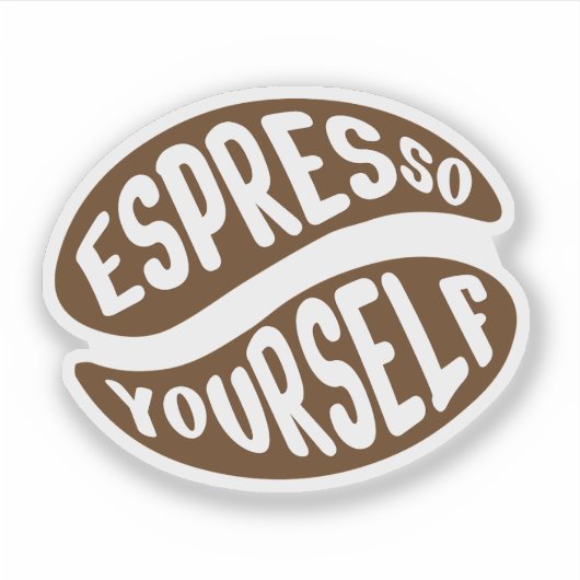 Espresso Yourself シール (正面)