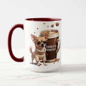 Espresso Yourself – Coffee Chihuahua Edition マグカップ (左)