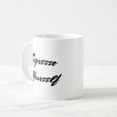 Espresso Yourself - Coffee Pun Mug コーヒーマグカップ (正面左)