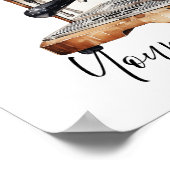 Espresso Yourself Daily Minimalist Watercolor  ポスター (角)