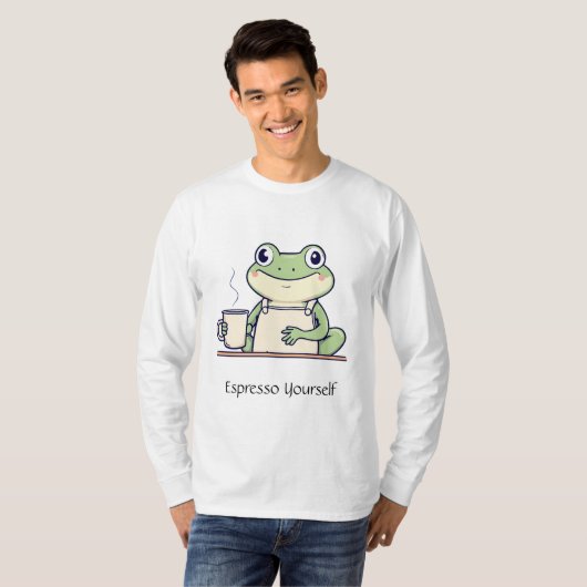 Espresso Yourself Frog Men's Tee Tシャツ (正面フル)