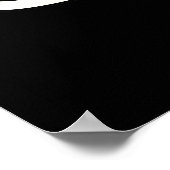 Espresso Yourself Funny Coffee Pun Dark BG ポスター (角)