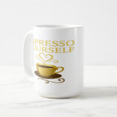 Espresso Yourself - Golden Coffee Cup Edition コーヒーマグカップ (正面左)