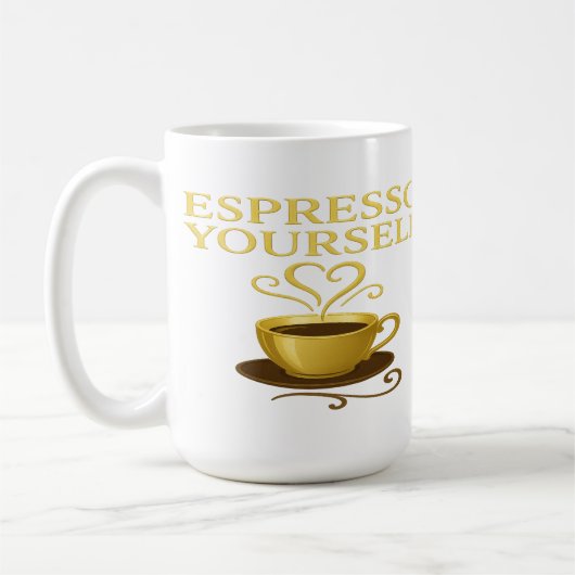 Espresso Yourself - Golden Coffee Cup Edition コーヒーマグカップ (左)
