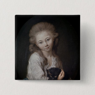 Esprit de Baculardのd'Arnaud 1776年 缶バッジ
