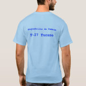 Esquadrilha da Fumaca T-27のTシャツ Tシャツ (裏面)
