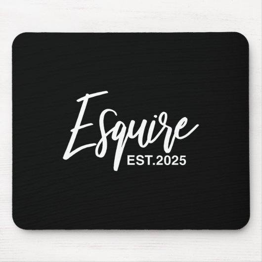 Esquire Est 2025将来の弁護士法学部卒業生 マウスパッド (正面)