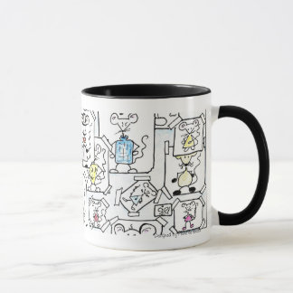 Esquisses de souris pastel マグカップ