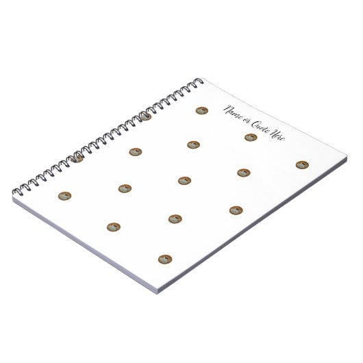 Esresso Coffee Spiral Photo Notebook ノートブック (左側)