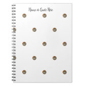 Esresso Coffee Spiral Photo Notebook ノートブック (正面)